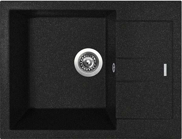 Kitchen Sink and Tap Set Sinks Amanda 650 Granblack + Vitalia GR ...