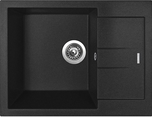 Kitchen Sink and Tap Set Sinks Amanda 650 Metalblack + Vitalia GR ...