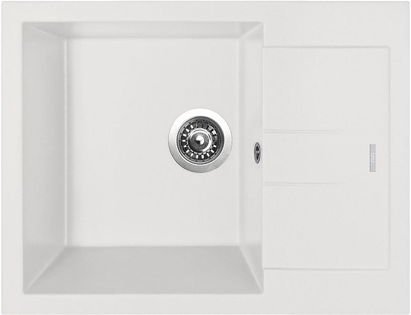 Kitchen Sink and Tap Set Sinks Amanda 650 Milk + Mix 3 P GR ...