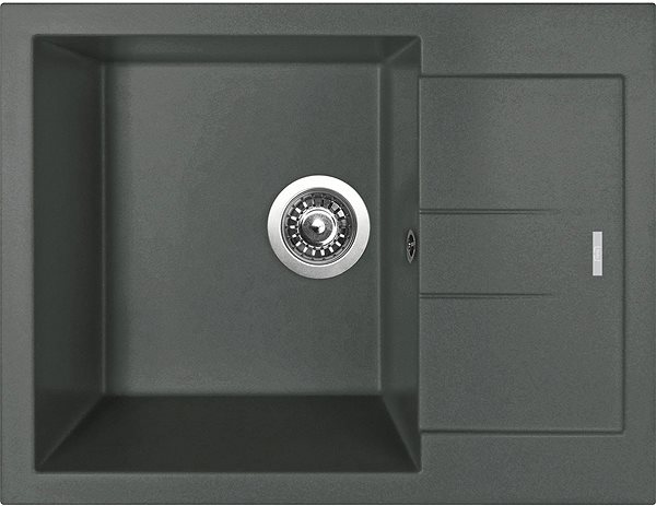 Kitchen Sink and Tap Set Sinks Amanda 650 Titanium + Vitalia GR ...