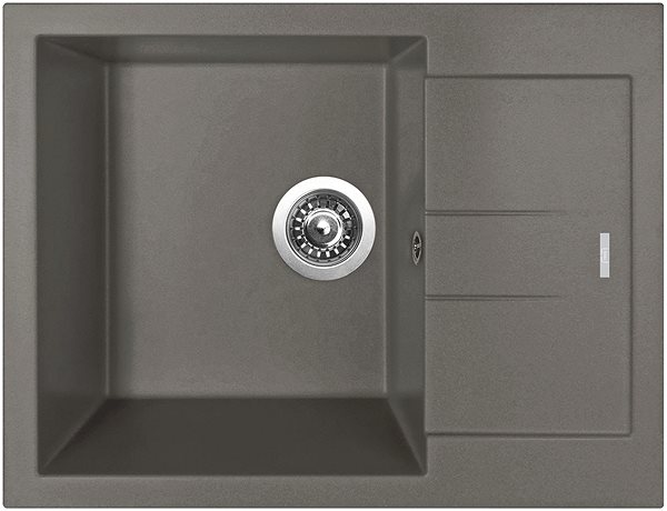 Kitchen Sink and Tap Set Sinks Amanda 650 Truffle + Mix 3 P GR ...