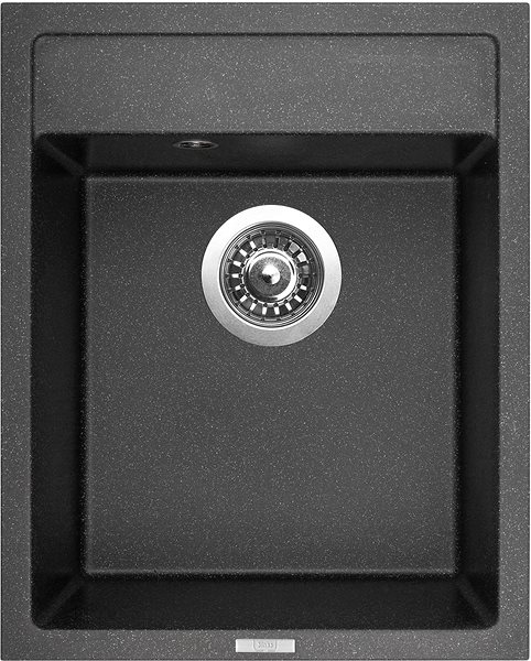 Kitchen Sink and Tap Set Sinks Classic 400 Granblack + Vitalia GR ...