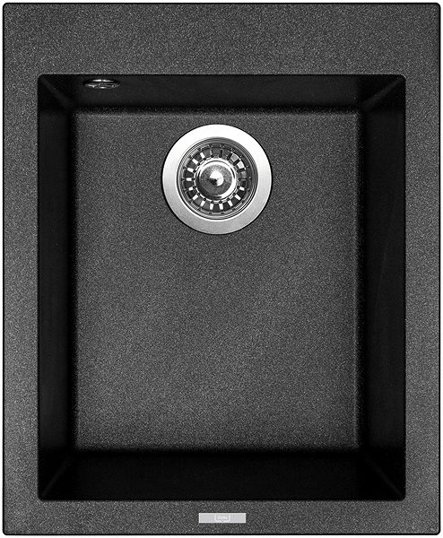 Kitchen Sink and Tap Set Sinks Cube 410 Metalblack + Vitalia GR ...