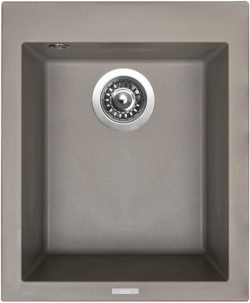 Kitchen Sink and Tap Set Sinks Cube 410 Truffle + Vitalia GR ...
