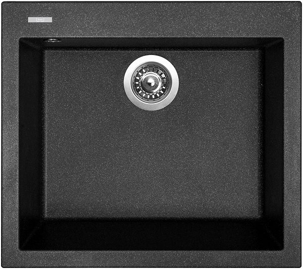 Kitchen Sink and Tap Set Sinks Cube 560 Granblack + Vitalia GR ...