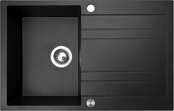 Kitchen Sink and Tap Set Sinks Grande 800 XC Granblack + Mix 3 P GR ...