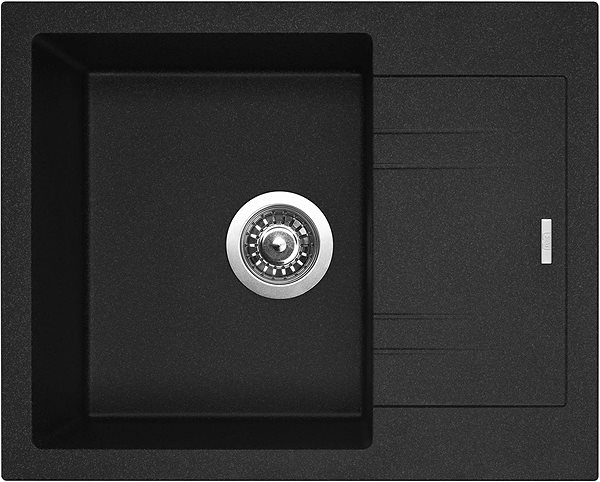Kitchen Sink and Tap Set Sinks Linea 600 Granblack + Polo GR ...