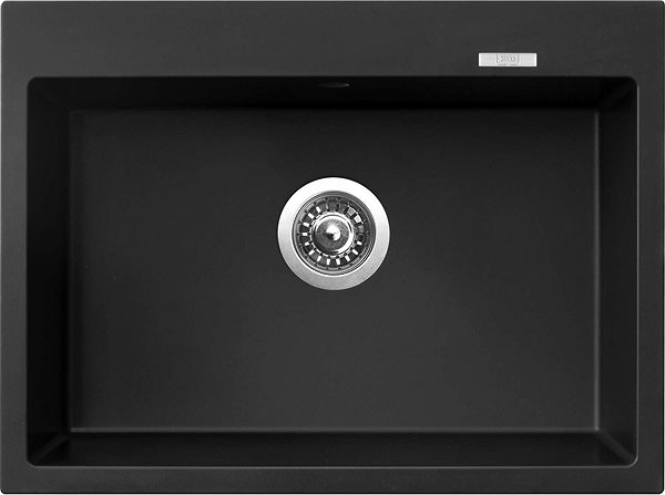 Kitchen Sink and Tap Set Sinks Maximo 680 Pureblack + Vitalia GR ...