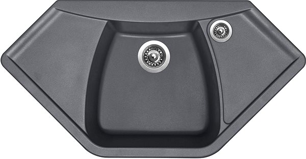 Kitchen Sink and Tap Set Sinks Naiky 980 Titanium + Vitalia ...