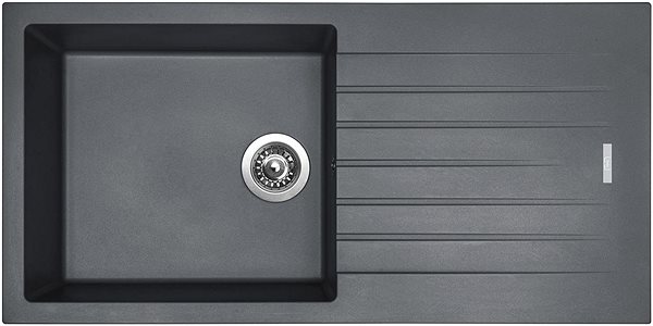 Kitchen Sink and Tap Set Sinks Perfecto 1000 Titanium + Mix 3 P GR ...