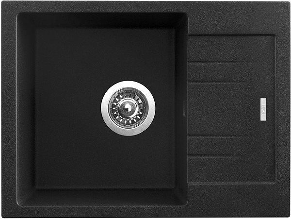Kitchen Sink and Tap Set Sinks Rapid 580 Granblack + Elka ...
