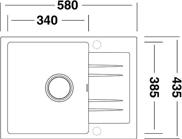 Kitchen Sink and Tap Set Sinks Rapid 580 XC Granblack + Polo GR ...