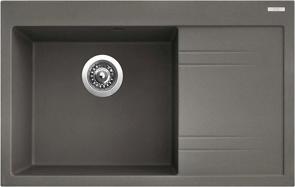 Kitchen Sink and Tap Set Sinks Rim 780 L Truffle + Mix 3 P GR ...