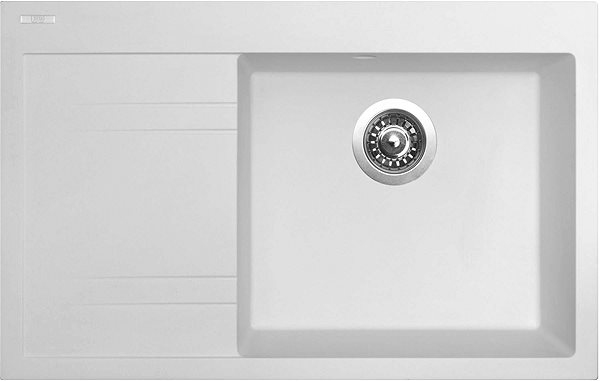 Kitchen Sink and Tap Set Sinks Rim 780 P Milk + Vitalia GR ...