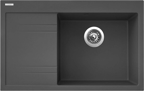 Kitchen Sink and Tap Set Sinks Rim 780 P Titanium + Vitalia GR ...