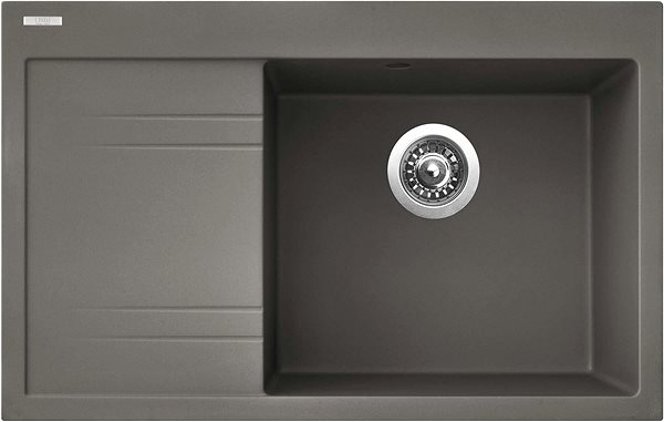 Kitchen Sink and Tap Set Sinks Rim 780 P Truffle + Vitalia, black, matt ...