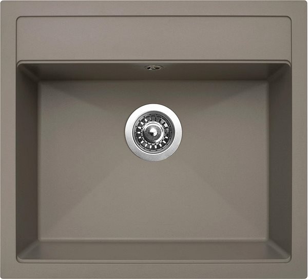 Kitchen Sink and Tap Set Sinks Solo 560 Truffle + Mix 3 P GR ...