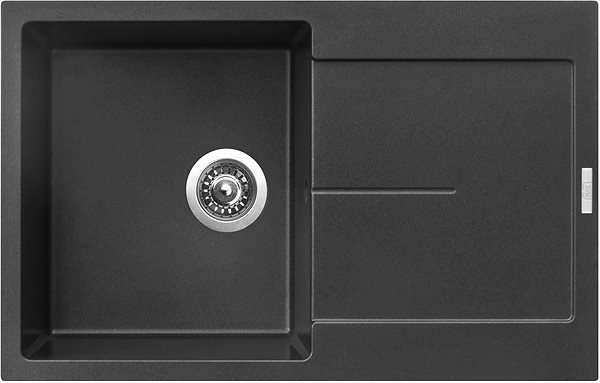 Kitchen Sink and Tap Set Sinks Ultima 790 Metalblack + Mix 3 P GR ...
