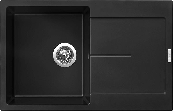 Kitchen Sink and Tap Set Sinks Ultima 790 Pureblack + Mix 3 P GR ...