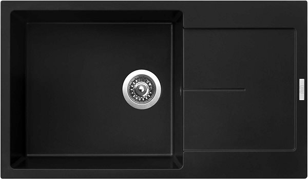 Kitchen Sink and Tap Set Sinks Ultima 860 XXL Pureblack + Vitalia GR ...