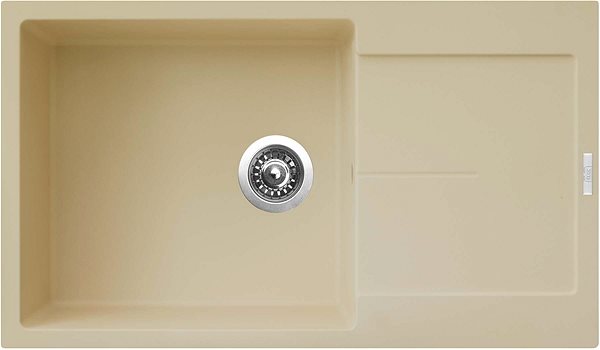 Kitchen Sink and Tap Set Sinks Ultima 860 XXL Sahara + Mix 3 P GR ...