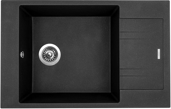 Kitchen Sink and Tap Set Sinks Vario 780 Metalblack + Flexia ...