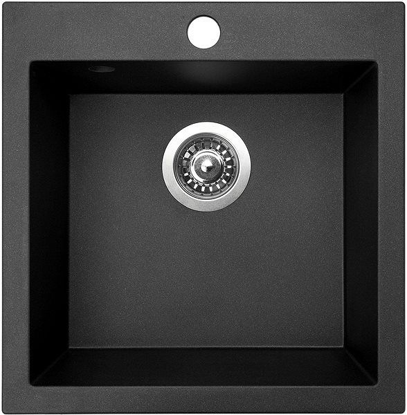 Kitchen Sink and Tap Set Sinks Viva 455 Metalblack + Vitalia ...