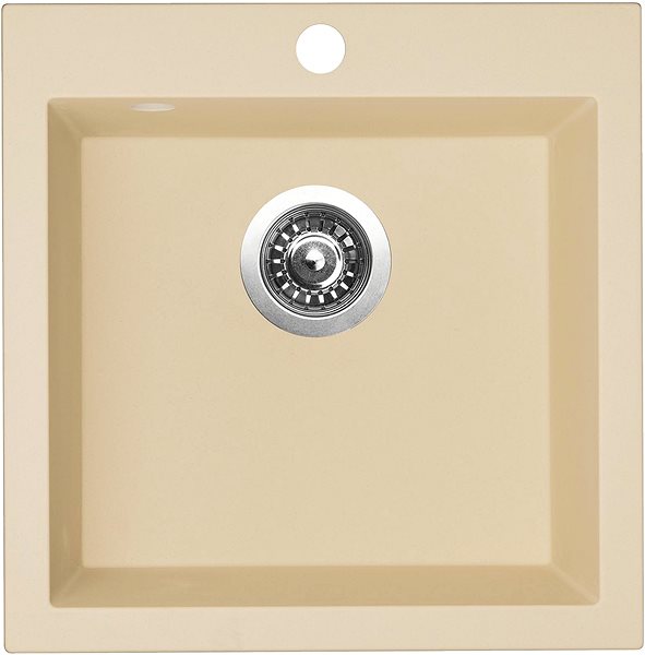 Kitchen Sink and Tap Set Sinks Viva 455 Sahara + Mix 3 P GR ...