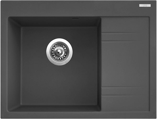 Kitchen Sink and Tap Set Sinks RIM 650 L Titanium + Vitalia ...