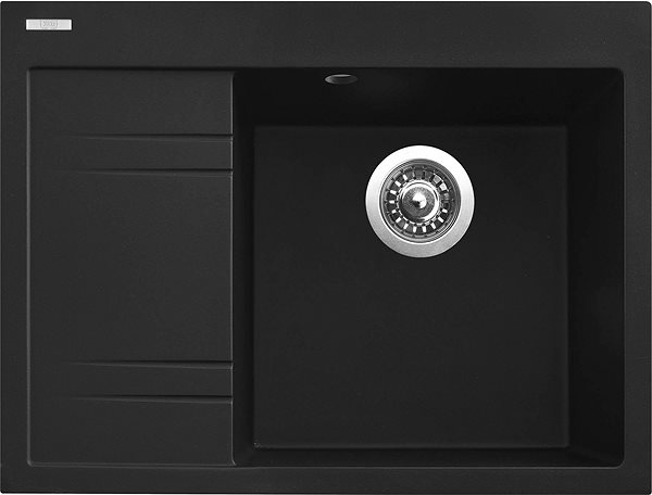 Kitchen Sink and Tap Set Sinks RIM 650 P Metalblack + Vitalia ...