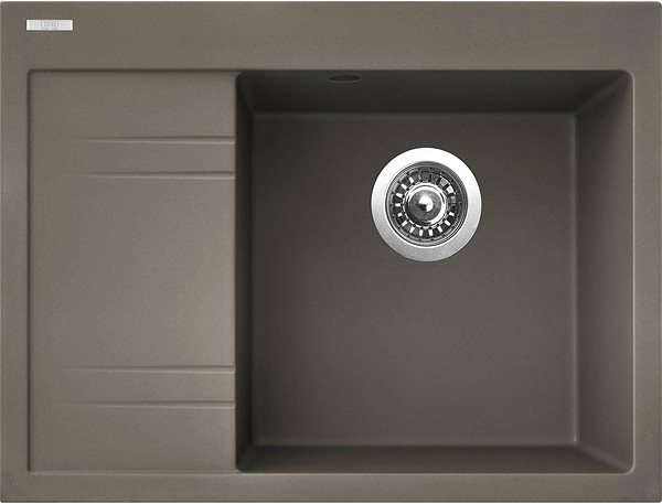 Kitchen Sink and Tap Set Sinks RIM 650 P Truffle + Vitalia ...