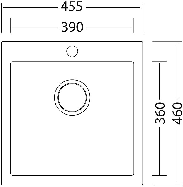 Kitchen Sink and Tap Set Sinks Viva 455 Titanium + Elasta stainless steel/black ...