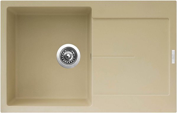 Kitchen Sink and Tap Set Sinks Ultima 790 Sahara + Elasta stainless steel/black ...