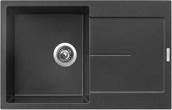 Kitchen Sink and Tap Set Sinks Ultima 790 Metalblack + Arco black matt ...