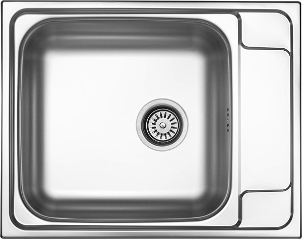Kitchen Sink and Tap Set Sinks Grand 630 + Elasta stainless steel/gray ...