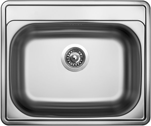 Kitchen Sink and Tap Set Sinks Comfort 600 + Elasta stainless steel/gray ...