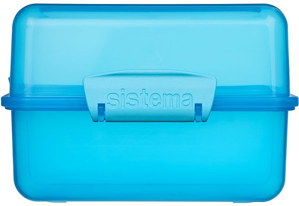 Lunch Box Sistema Lunch box with 2 compartments 1,4 l, blue ...