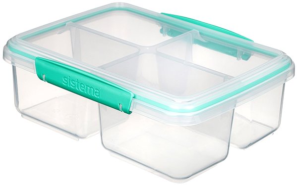 Lunch Box Sistema Four-compartment box 1,7 l, mint ...