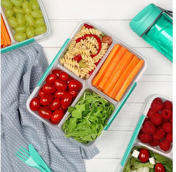 Lunch Box Sistema Four-compartment box 1,7 l, mint ...