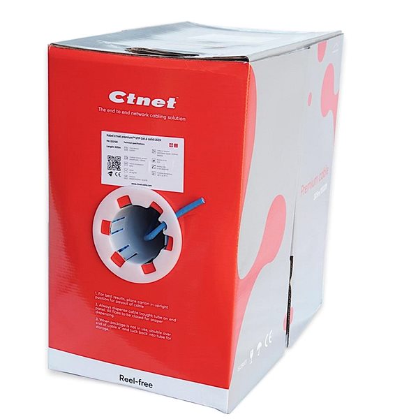 Ethernet Cable CTnet cable UTP cat.5e wire PE outdoor single jacket, 305 m ...
