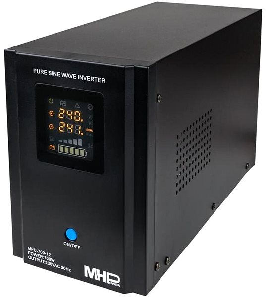 Záložní zdroj MHPower MPU-700-12, UPS, 700 W, čistý sinus, 12V, MPU-700-12 ...