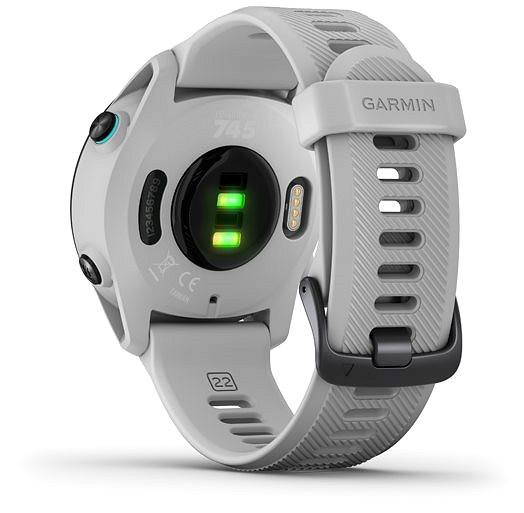 Smart Watch Garmin Forerunner 745 Music White Back page