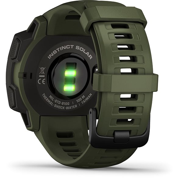 Smart Watch Instinct Solar, Tactical Moss Back page