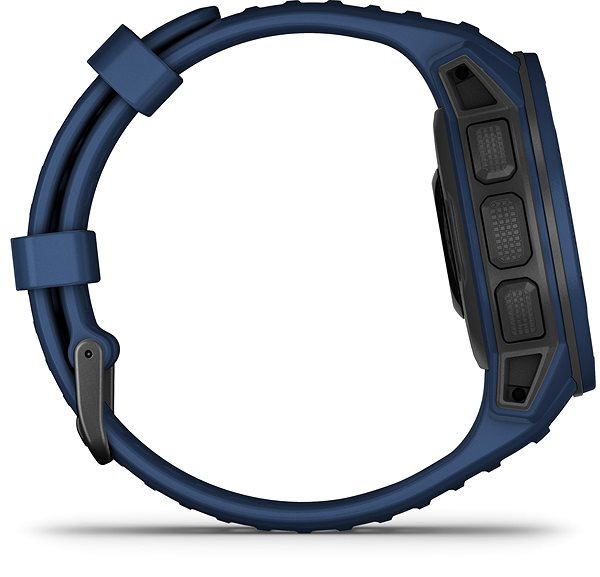 Smart Watch Instinct Solar, Tidal Blue Lateral view