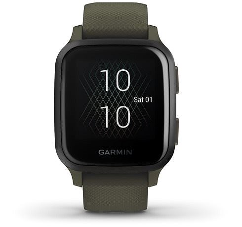 Smart Watch Garmin Venu Sq Music Slate/Green Band Screen