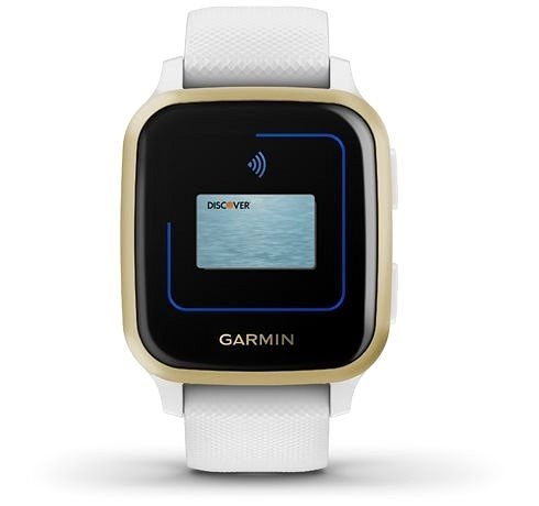 Smart Watch Garmin Venu Sq LightGold/White Band Screen