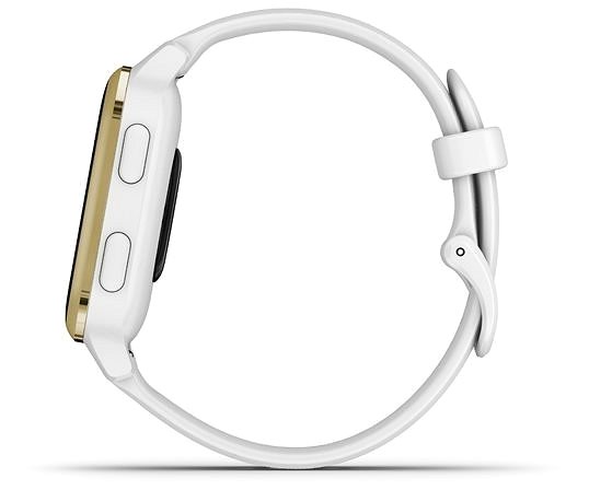 Smart Watch Garmin Venu Sq LightGold/White Band Lateral view