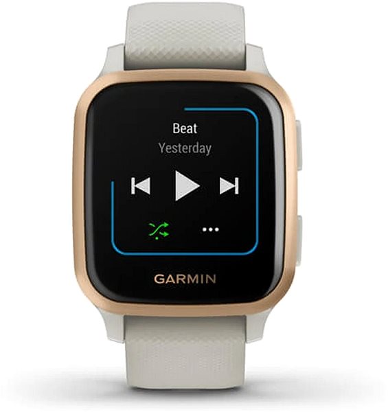 Smart Watch Garmin Venu Sq Music RoseGold/Sand Band Screen