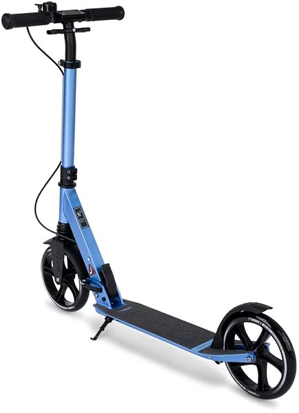 Movino City Comfort+ folding scooter, black - Blue Edition Side view