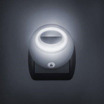 Nočné svetlo LED nočná lampička 1 W/230 V so svetelným senzorom, biele svetlo ...